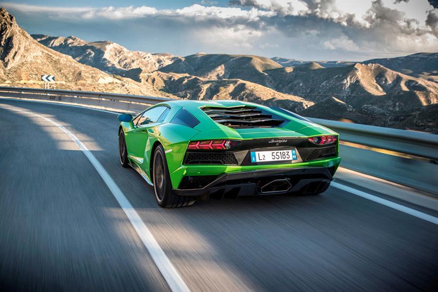 Lamborghini Aventador rear