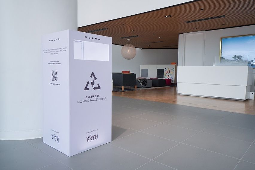 Volvo E-waste Green Box 