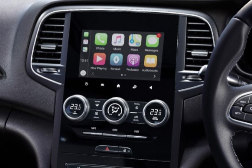 Renault Megane RS infotainment system