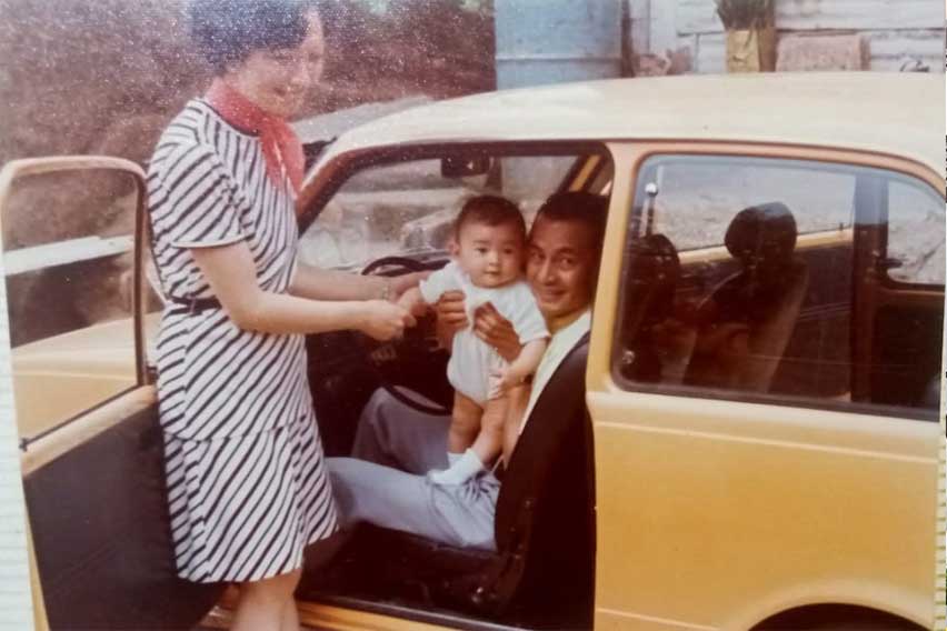 Mitsubishi Young Ian and Family