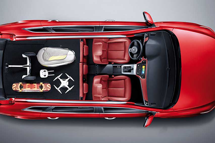 MG RX5 headroom and legroom