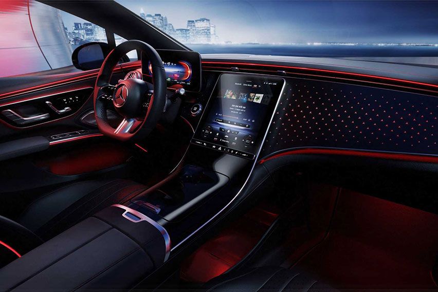 Mercedes EQS without Hyperscreen