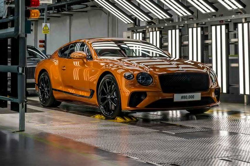 Bentley order books 2021 details