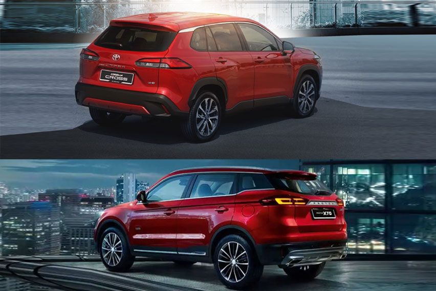 Toyota Corolla Cross vs Proton X70