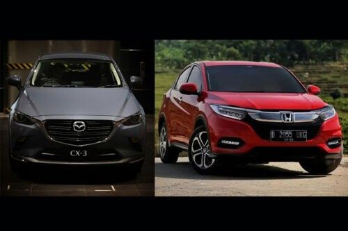 Adu Taring Mazda CX-3 1.5L Sport Lawan Honda HR-V 1.5 E Special Edition, Pilih Mana?