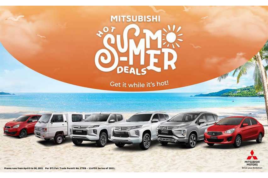 Low down payment offerings still available via Mitsubishi's ‘Hot Summer Deals’