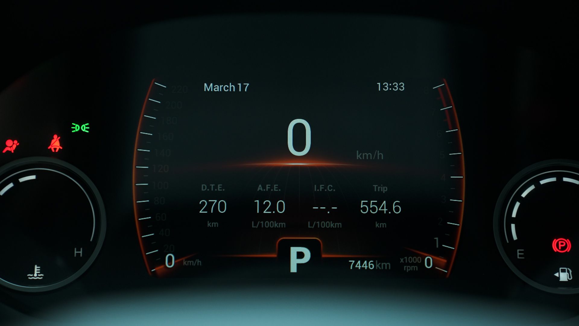 Tiggo 5X Digial Gauge