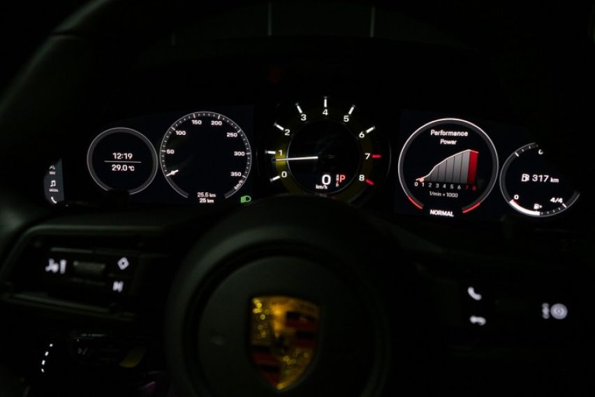 Porsche 911 Turbo S interior