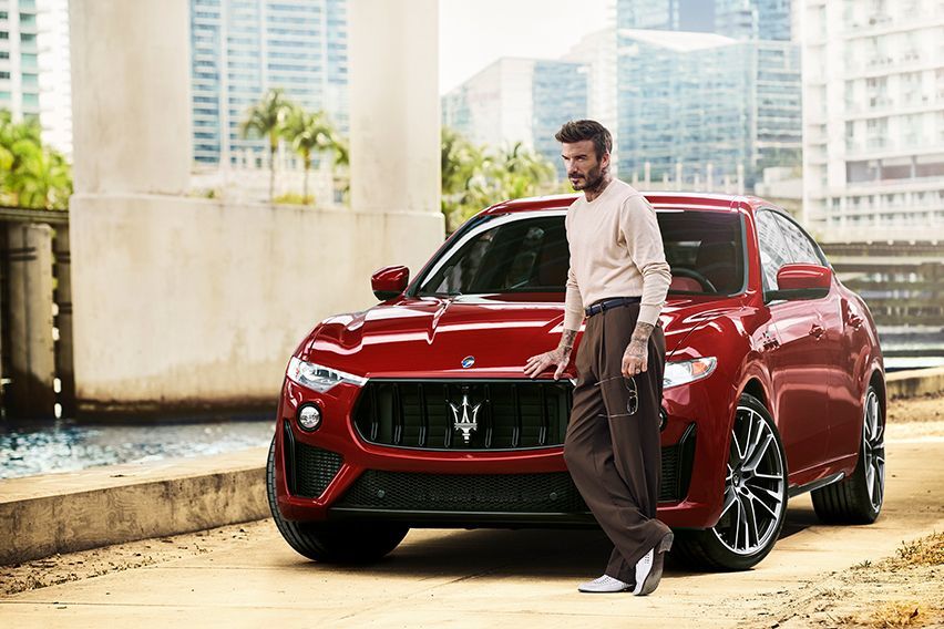 Football icon David Beckham is Maserati’s new brand ambassador