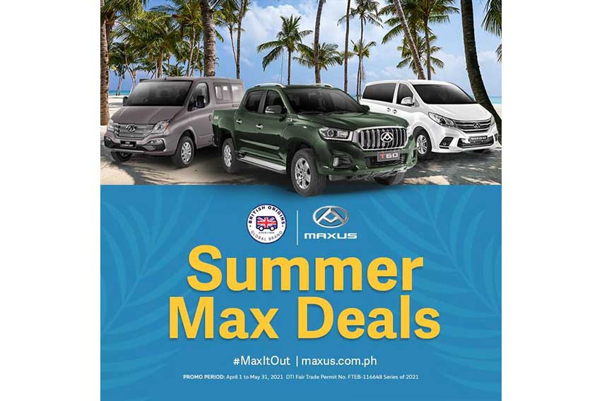 Get huge discounts this summer on select Maxus models