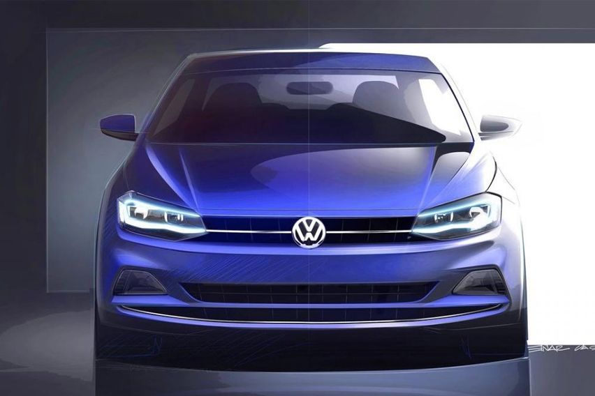 Volkswagen Polo facelift teaser image out, few details revealed 