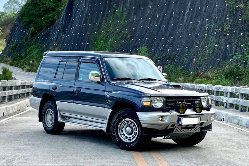 Mitsubishi Pajero on the Road