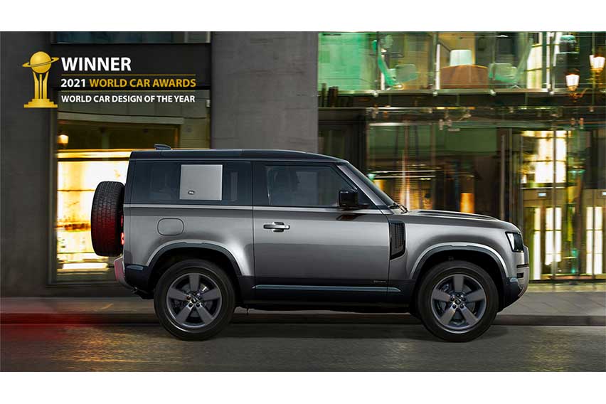 Land Rover Defender notches 2021 World Car Design of the Year award
