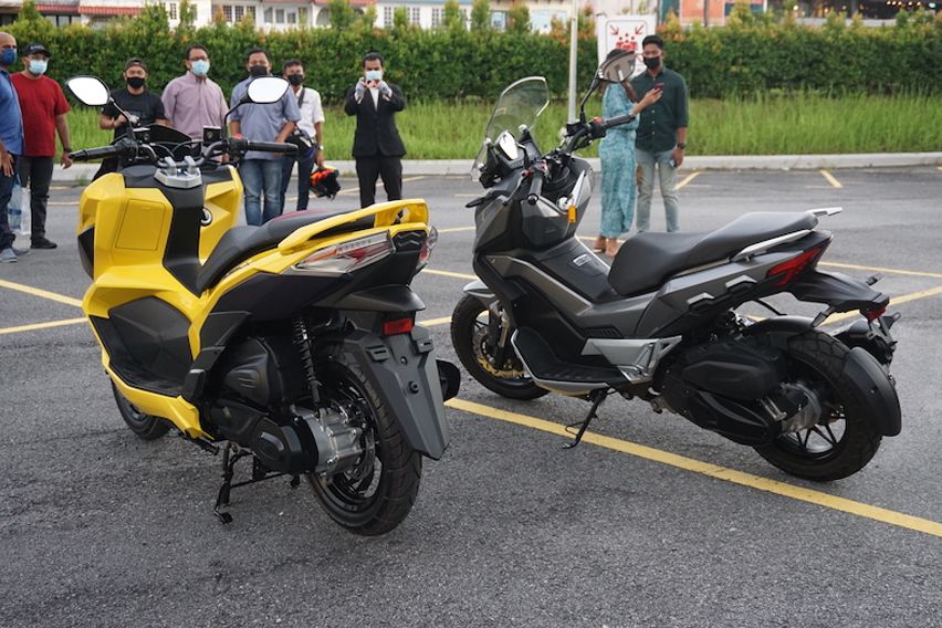 SYM JetX Scooter and WMoto Xtreme details