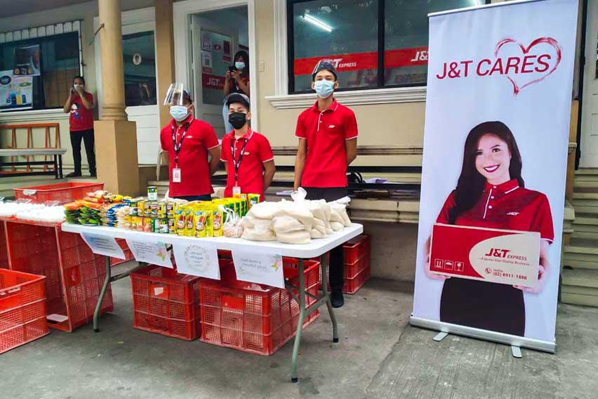J&T Express opens community pantry in Muntinlupa
