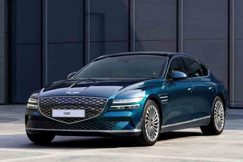 Genesis unveiled its first-ever electrified car at the Auto Shanghai 2021