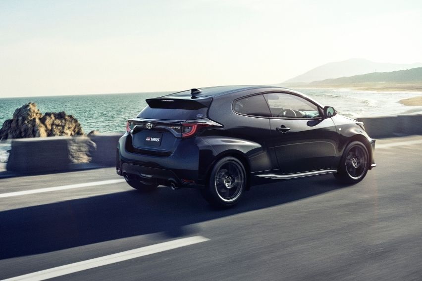 2021 Toyota GR Yaris by the Beach