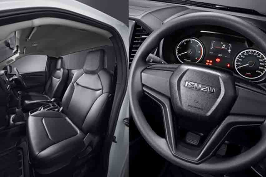 2021 D-Max Single Cab interior