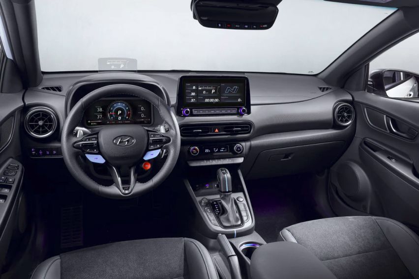 2021 Hyundai Kona N cabin