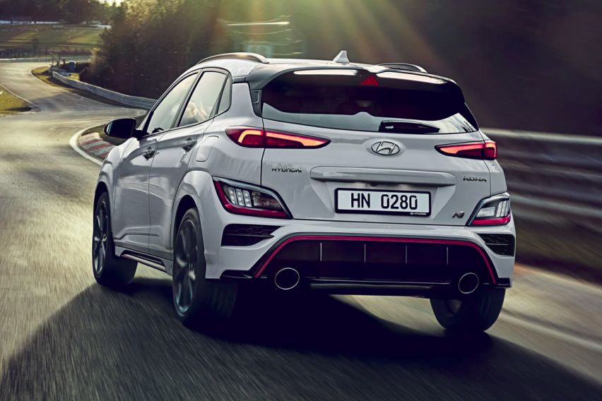 2021 Hyundai Kona N rear