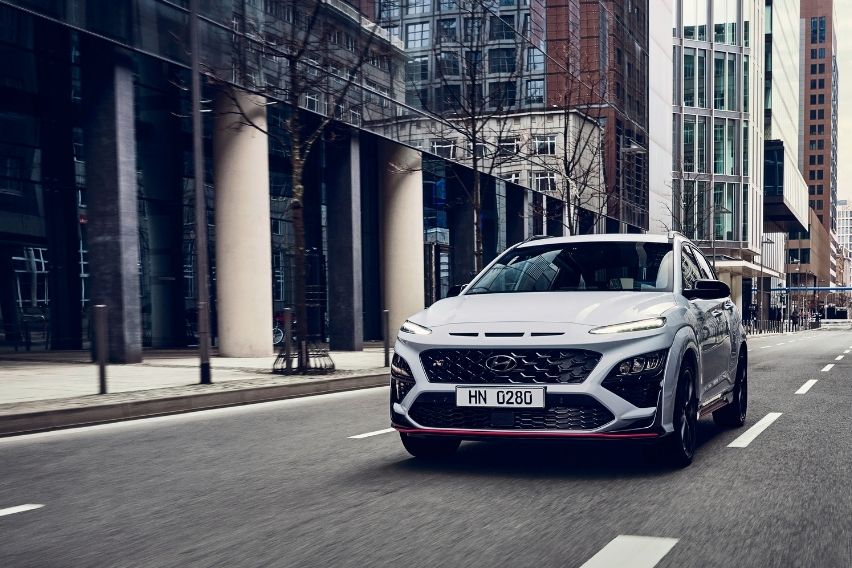 2021 Hyundai KONA N on the Road