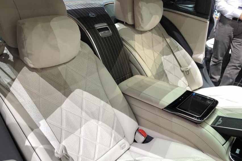 Mercedes Maybach S-Class rear seat