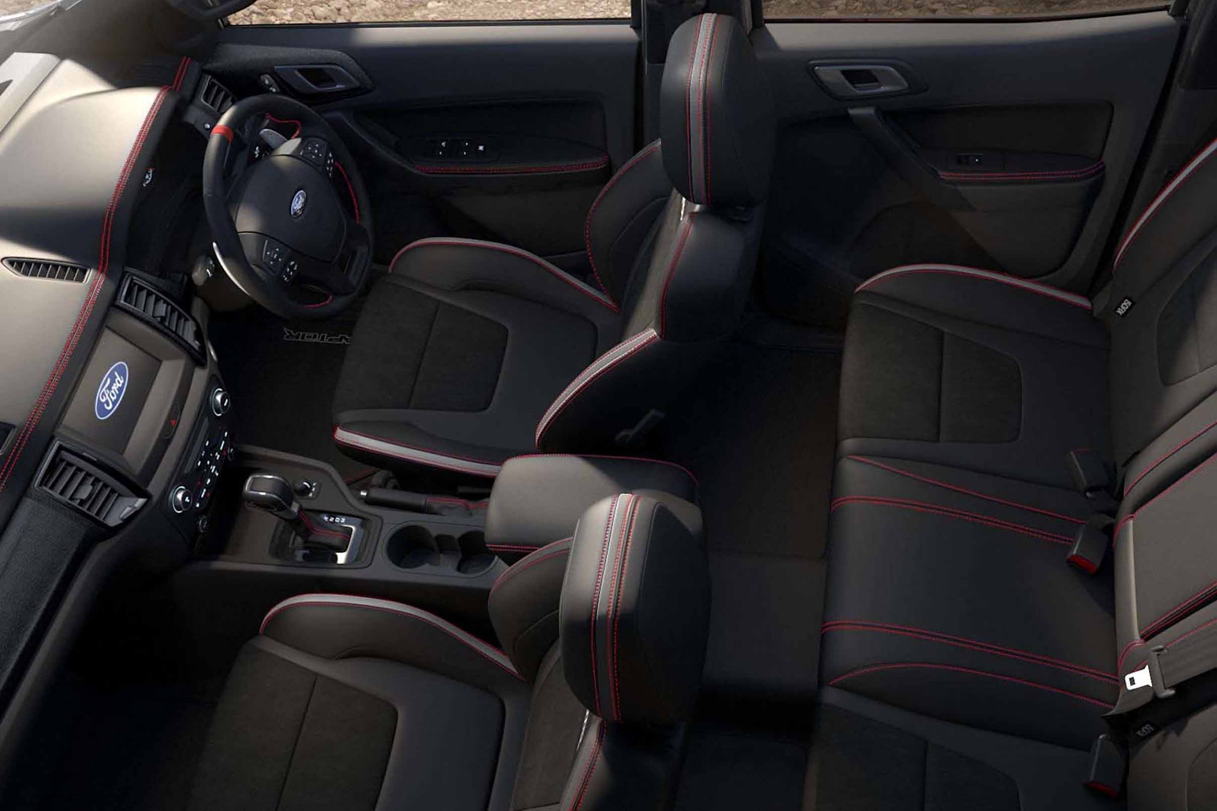 all-new 2021 Ford Ranger Raptor X cabin