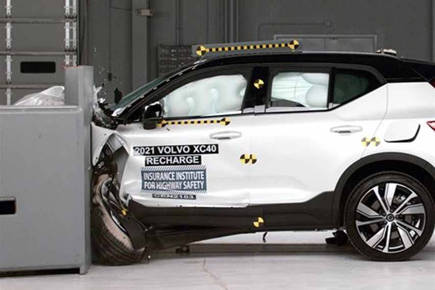 Volvo XC40 Recharge EV IIHS Top Safety Pick with exceptional safety ratings