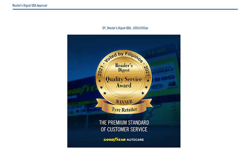 Goodyear Autocare gets Gold in 2021 Reader’s Digest Quality Service Awards