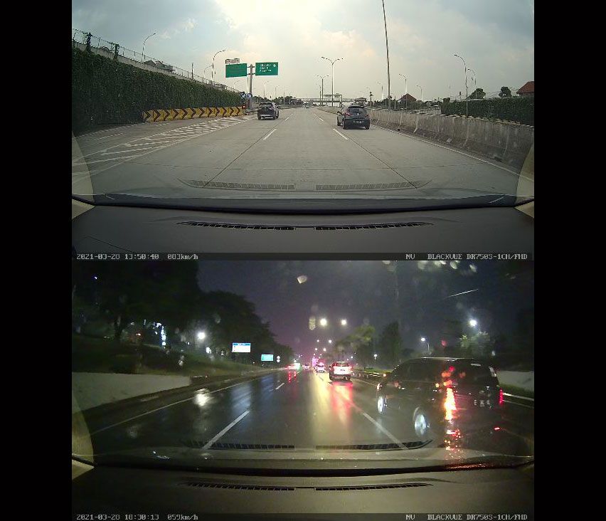 Mitsubishi Xpander Cross dashcam