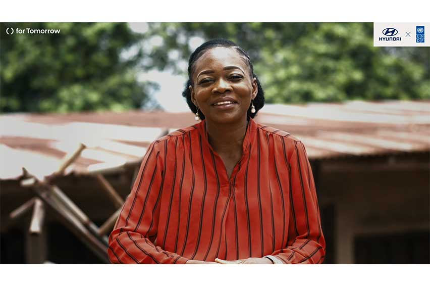 Solar Streetlights innovator Onah Angela Amaka - Hyundai and UNDP "for Tomorrow" Project