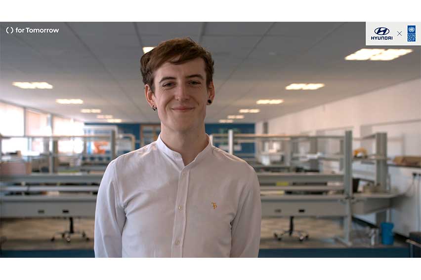 Real Ice innovator Cian Sherwin - Hyundai and UNDP "for Tomorrow" Project