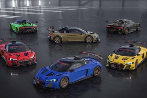 Six special hues for the limited-run Audi R8 LMS GT2