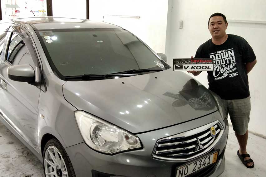 Lester del Rosario with Mitsubishi Mirage G4