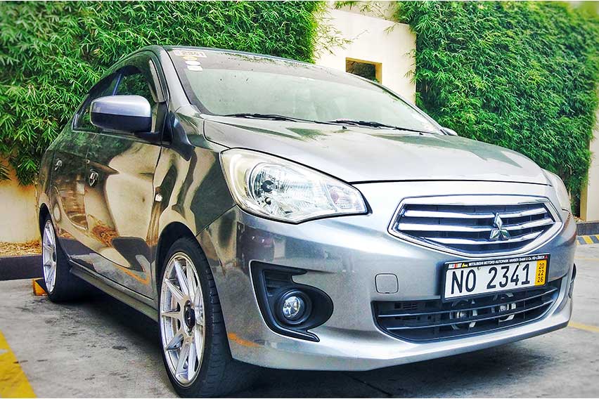 Lester del Rosario with Mitsubishi Mirage G4