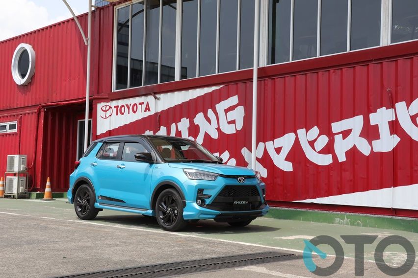 Toyota Raize on display