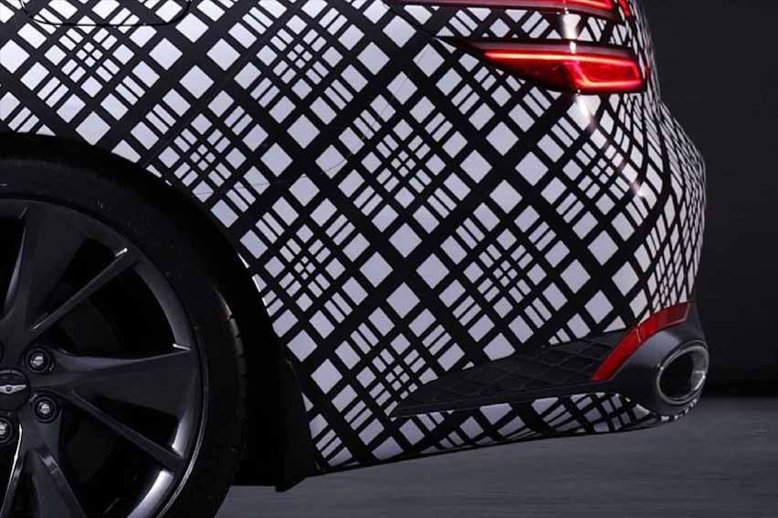 Genesis G70 Shooting Brake rear exhust