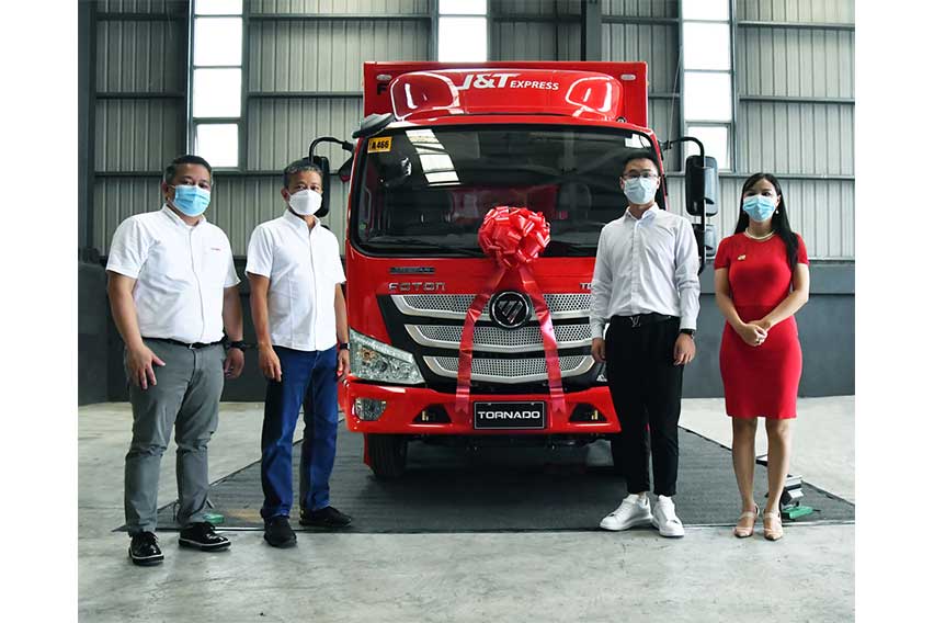 Foton 500th Unit Turnover to J&T Express