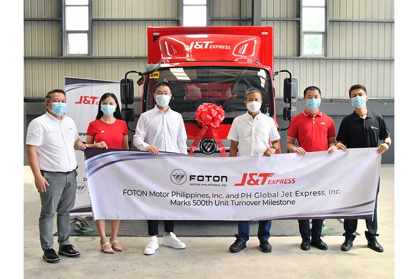 Foton 500th Unit Turnover to J&T Express