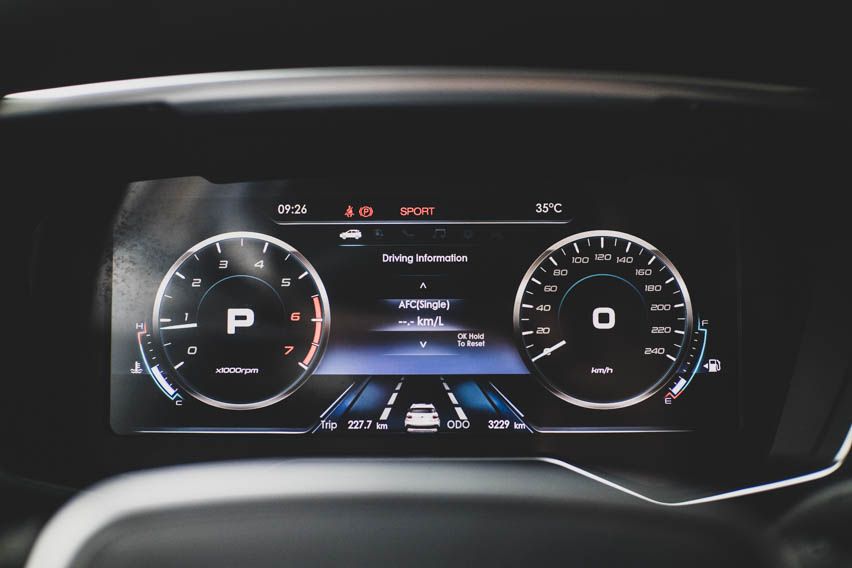 Ford Territory gauge cluster classic theme