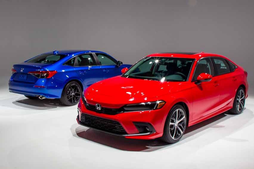 Next-gen Honda Civic front and rear