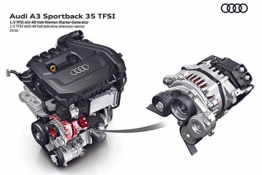 New Audi A3 engine