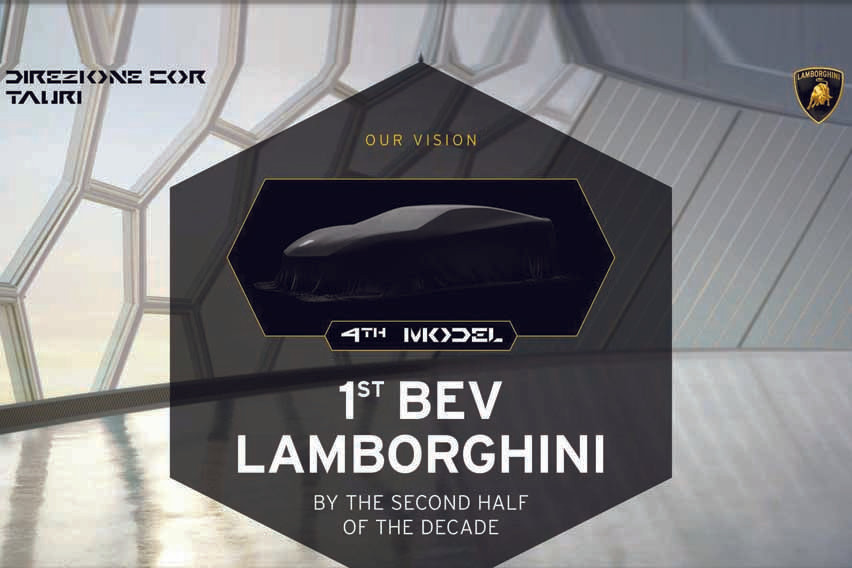Lamborghini first battery electric car