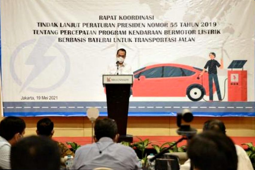 Rapat Tindak Lanjut Peraturan Presiden Nomor 55 Tahun 2019 tentang KBLBB untuk transportasi jalan