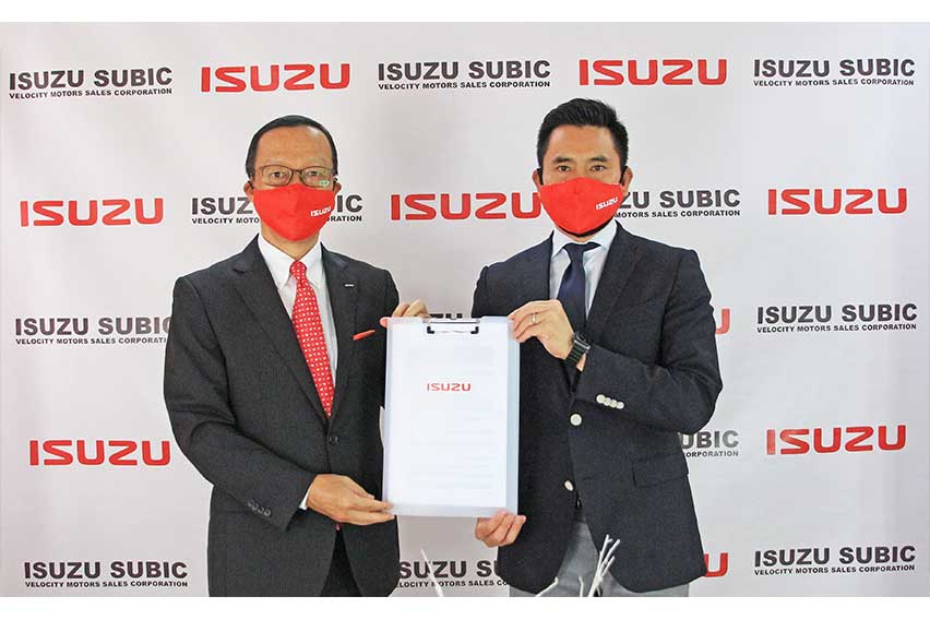 Isuzu and Velocity Motors Contract Signing Ceremony for Isuzu Subic
