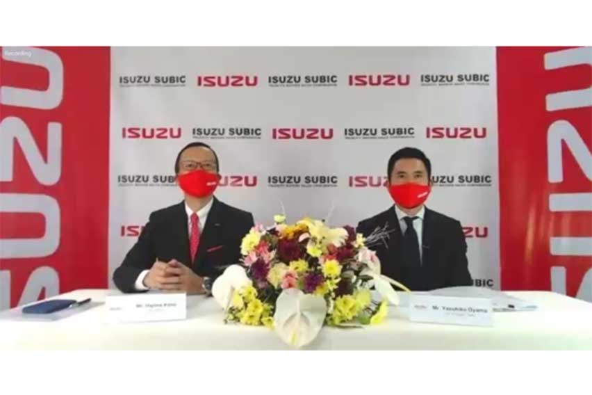 Isuzu and Velocity Motors Contract Signing Ceremony for Isuzu Subic
