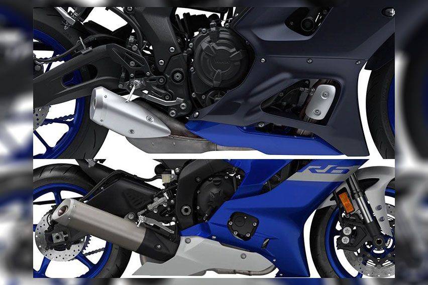 Yamaha YZF-R6 Vs YZF-R7