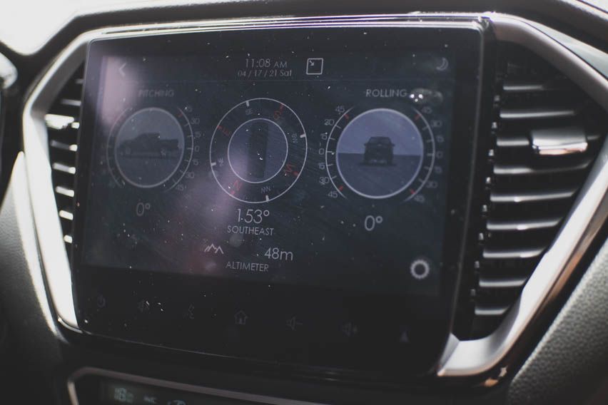 2021 Isuzu D-Max Touchscreen