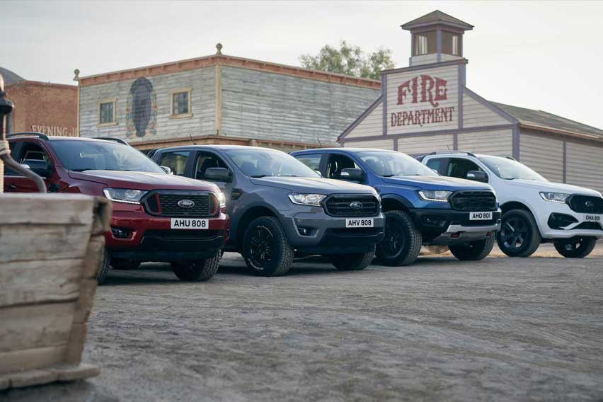 Ford Ranger lineup