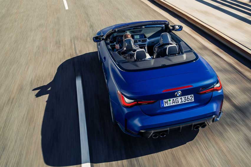 BMW M4 Competition Convertible rear